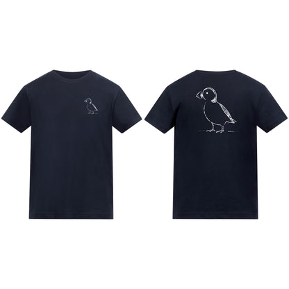 Proud Puffin Kids' T-shirt - Wild Lines French Navy colour variant image