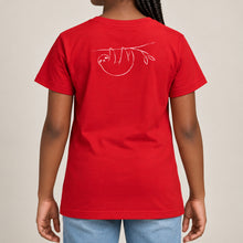 Hanging Sloth Kids' T-shirt - Wild Lines lead image