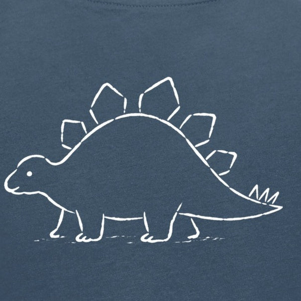 Stepping Stegosaurus Kids' T-shirt - Wild Lines gallery image 2