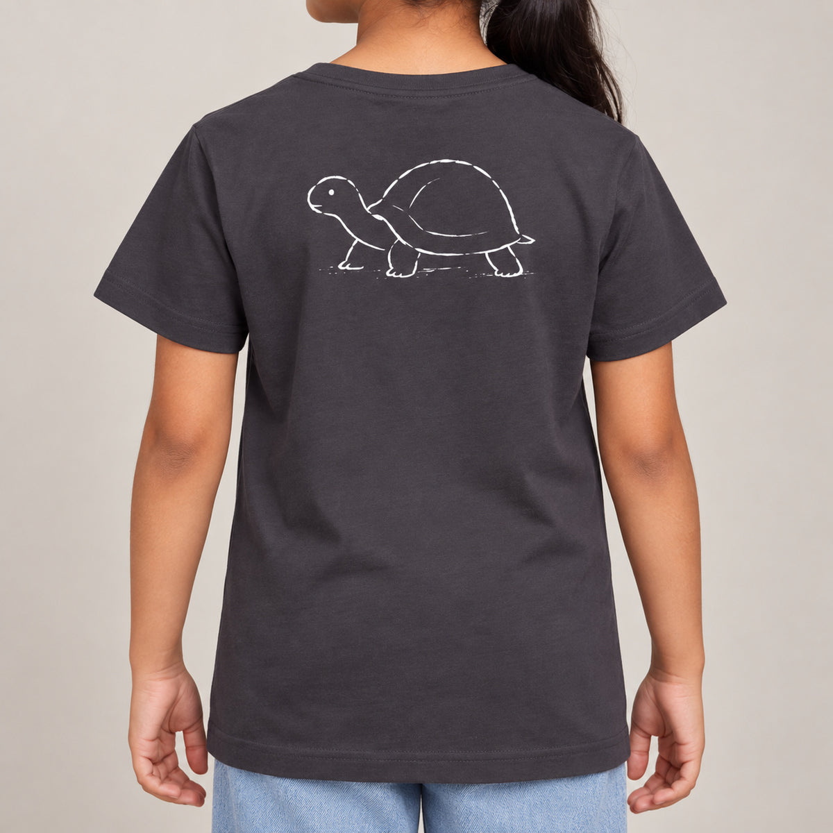 Steady Tortoise Kids' T-shirt - Wild Lines lead image