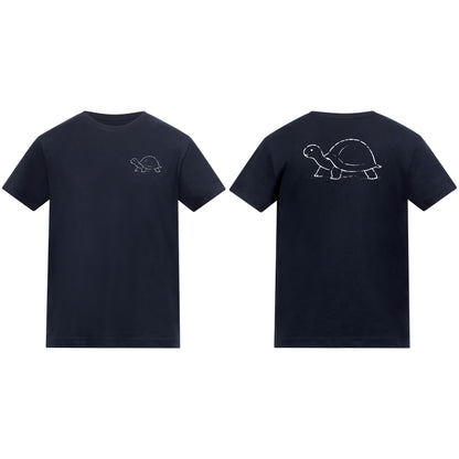 Steady Tortoise Kids' T-shirt - Wild Lines French Navy colour variant image