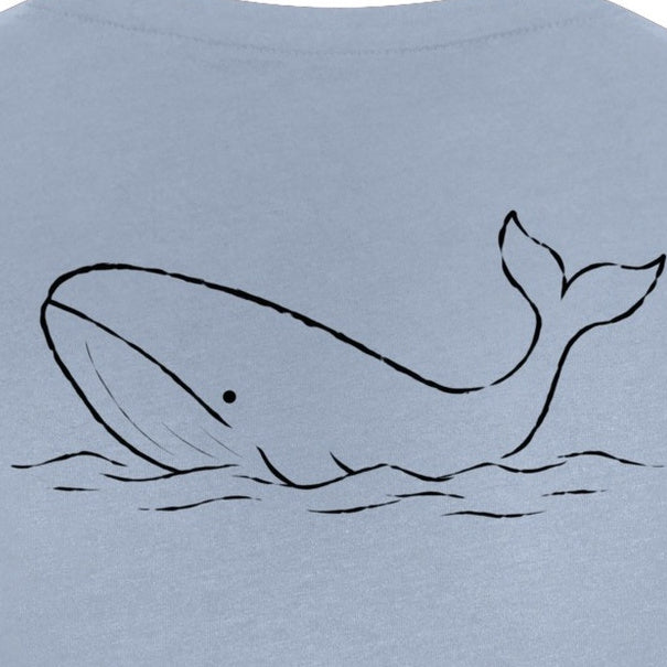 Drifting Whale Kids' T-shirt - Wild Lines gallery image 2