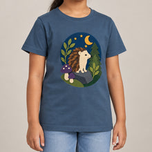 Hedgehog Under the Stars Kids' T-shirt - Felt & Fauna lead image