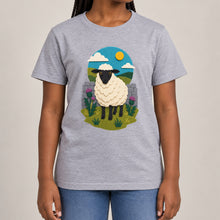 Sheep by the Stone Wall Kids' T-shirt - Felt & Fauna lead image