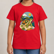 Tortoise on the Trail Kids' T-shirt - Felt & Fauna lead image