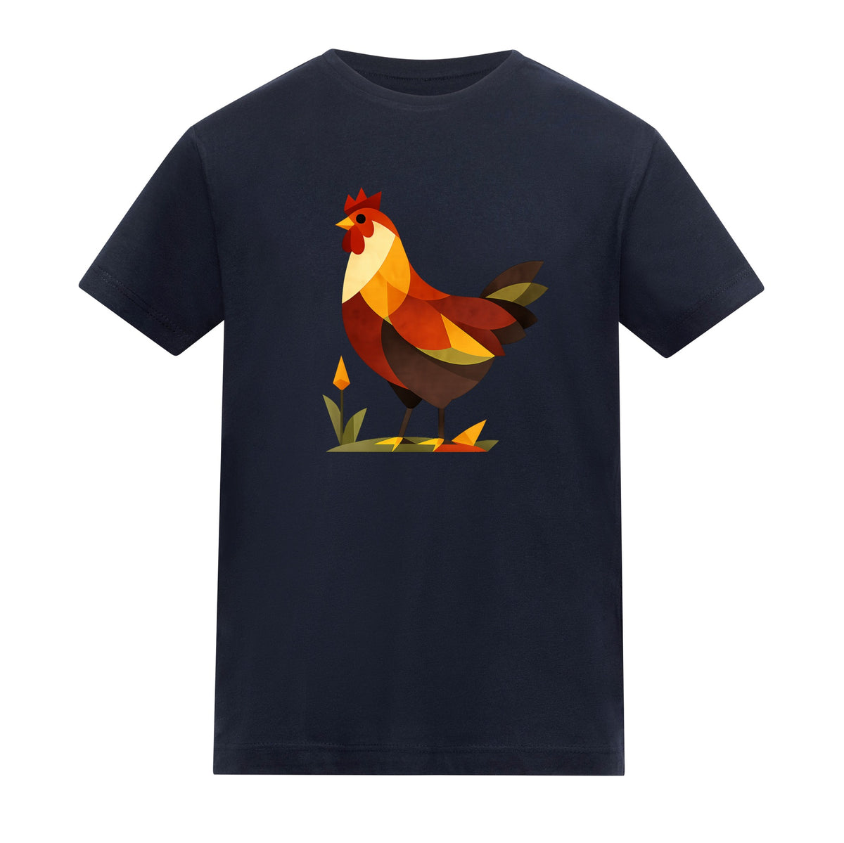 Cockerel at Dawn Kids' T-shirt - Prism Kingdom French Navy colour variant image