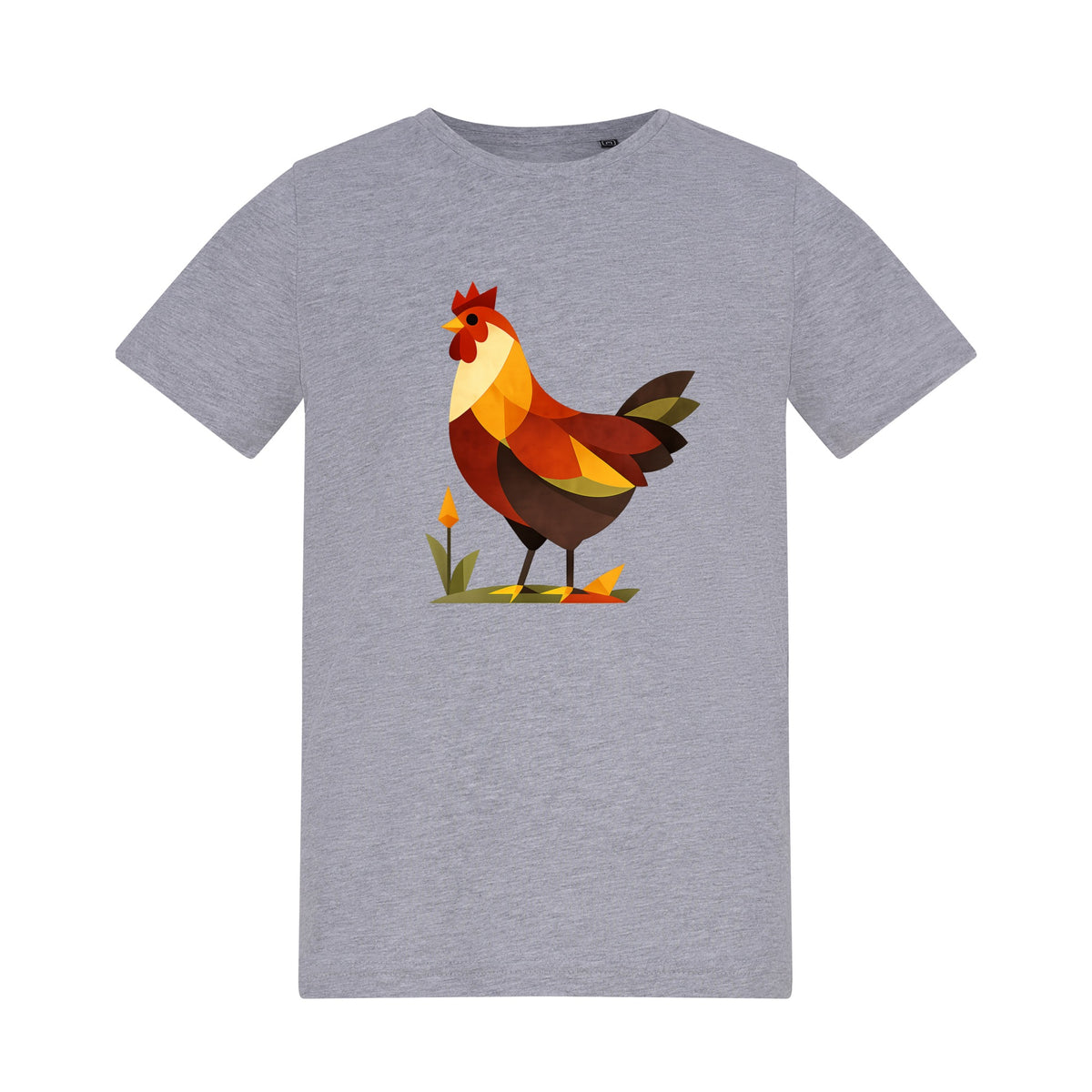 Cockerel at Dawn Kids' T-shirt - Prism Kingdom Heather Grey colour variant image