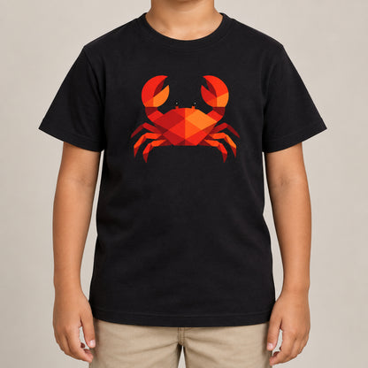 Crab in Crimson Kids' T-shirt - Prism Kingdom lead image
