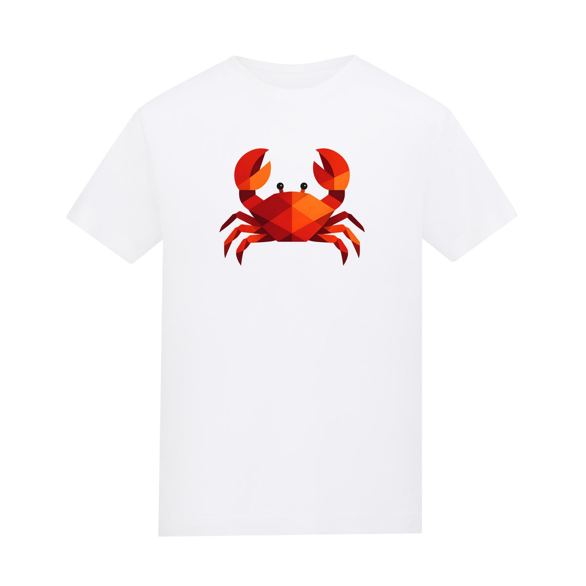 Crab in Crimson Kids' T-shirt - Prism Kingdom Arctic White colour variant image