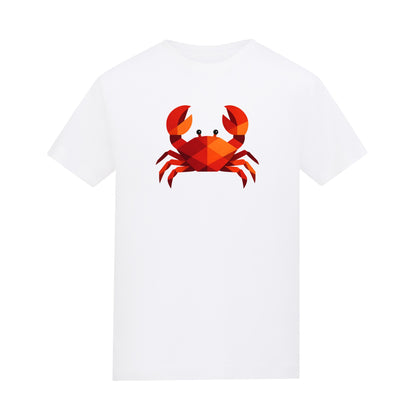 Crab in Crimson Kids' T-shirt - Prism Kingdom Arctic White colour variant image