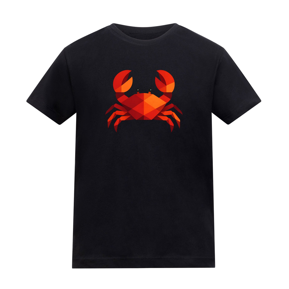 Crab in Crimson Kids' T-shirt - Prism Kingdom Deep Black colour variant image