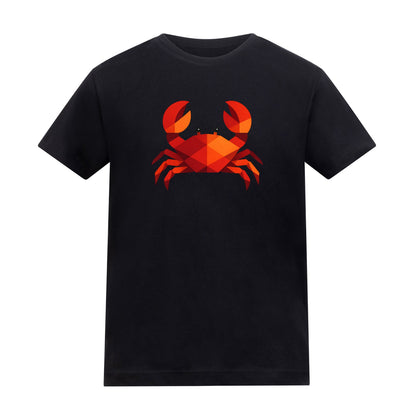 Crab in Crimson Kids' T-shirt - Prism Kingdom Deep Black colour variant image