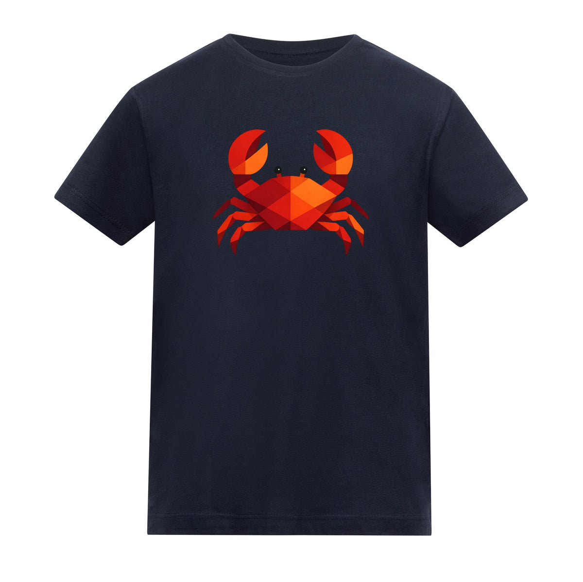 Crab in Crimson Kids' T-shirt - Prism Kingdom French Navy colour variant image