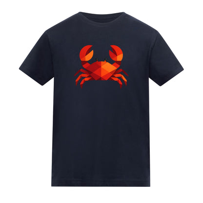 Crab in Crimson Kids' T-shirt - Prism Kingdom French Navy colour variant image
