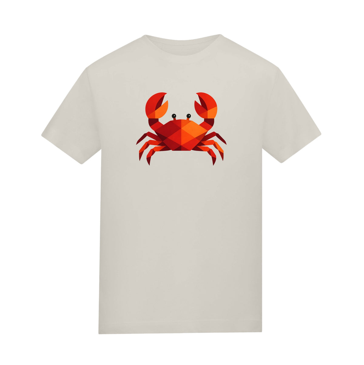 Crab in Crimson Kids' T-shirt - Prism Kingdom Natural Stone colour variant image