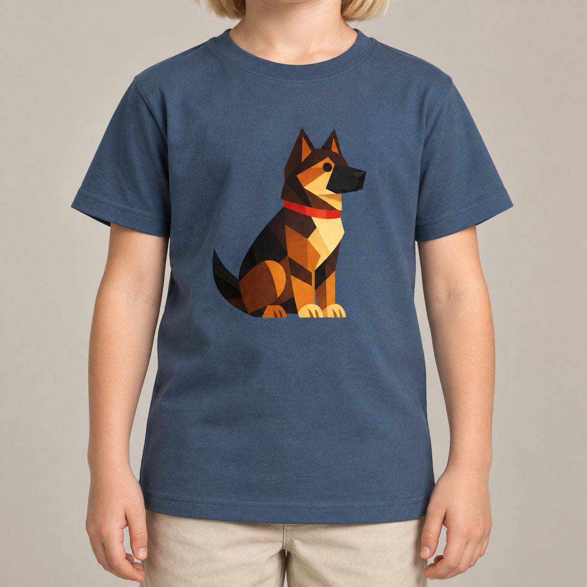 Watchful German Shepherd Kids' T-shirt - Prism Kingdom lead image