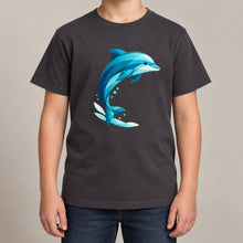 Dolphin in Motion Kids' T-shirt - Prism Kingdom lead image