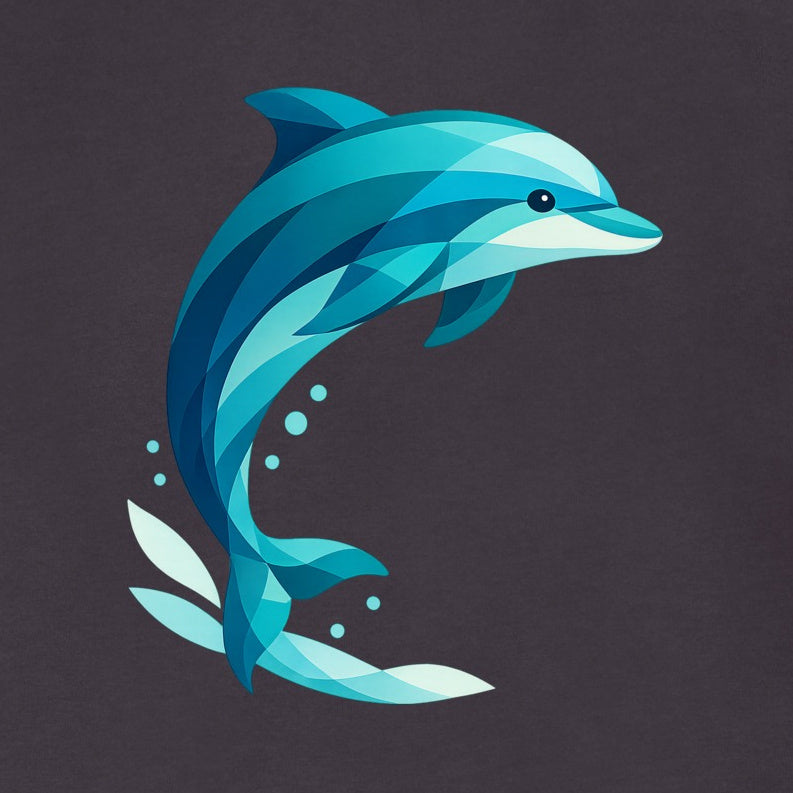 Dolphin in Motion Kids' T-shirt - Prism Kingdom gallery image 2