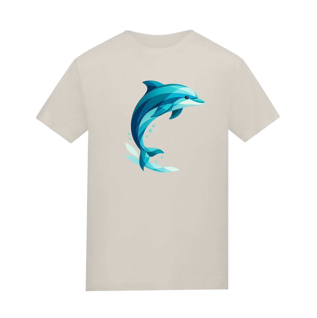 Dolphin in Motion Kids' T-shirt - Prism Kingdom Natural Stone colour variant image