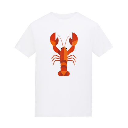 Scarlet Lobster Kids' T-shirt - Prism Kingdom Arctic White colour variant image