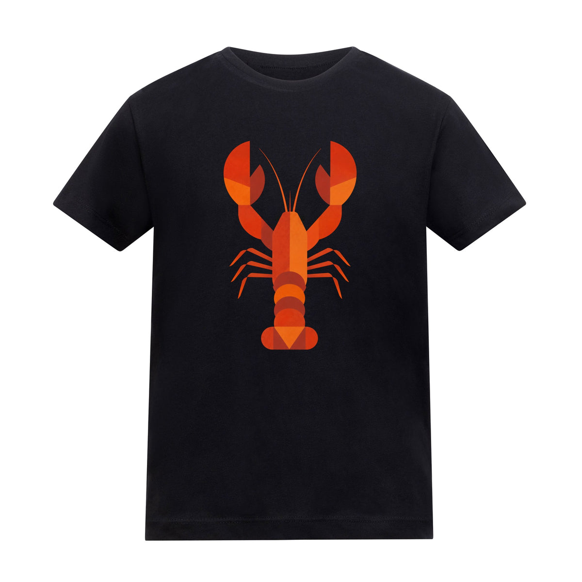 Scarlet Lobster Kids' T-shirt - Prism Kingdom Deep Black colour variant image