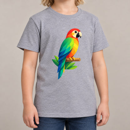 Radiant Macaw Kids' T-shirt - Prism Kingdom lead image