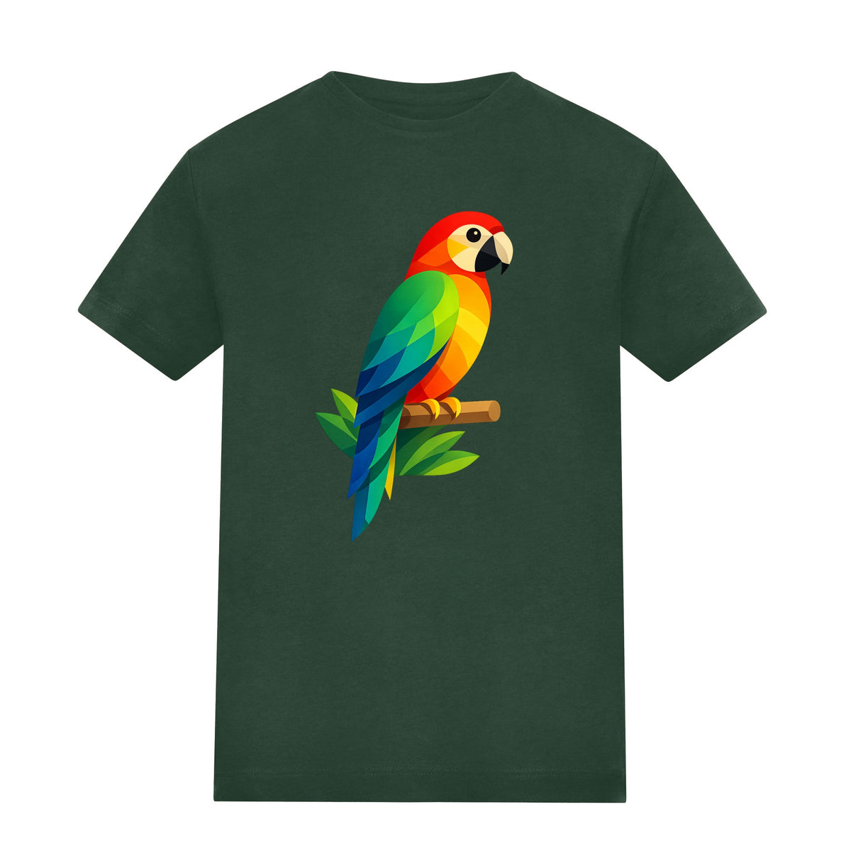 Radiant Macaw Kids' T-shirt - Prism Kingdom Bottle Green colour variant image