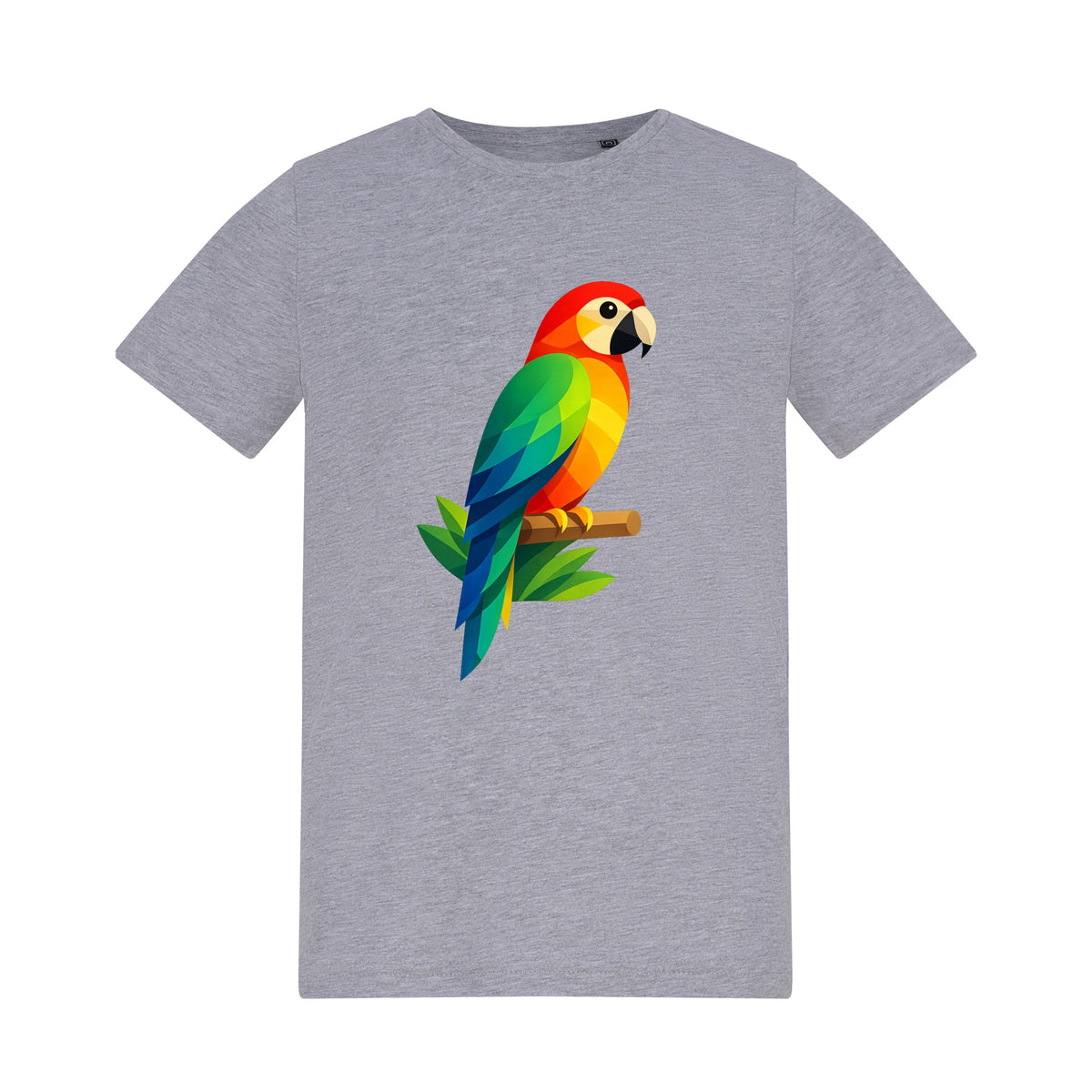 Radiant Macaw Kids' T-shirt - Prism Kingdom Heather Grey colour variant image