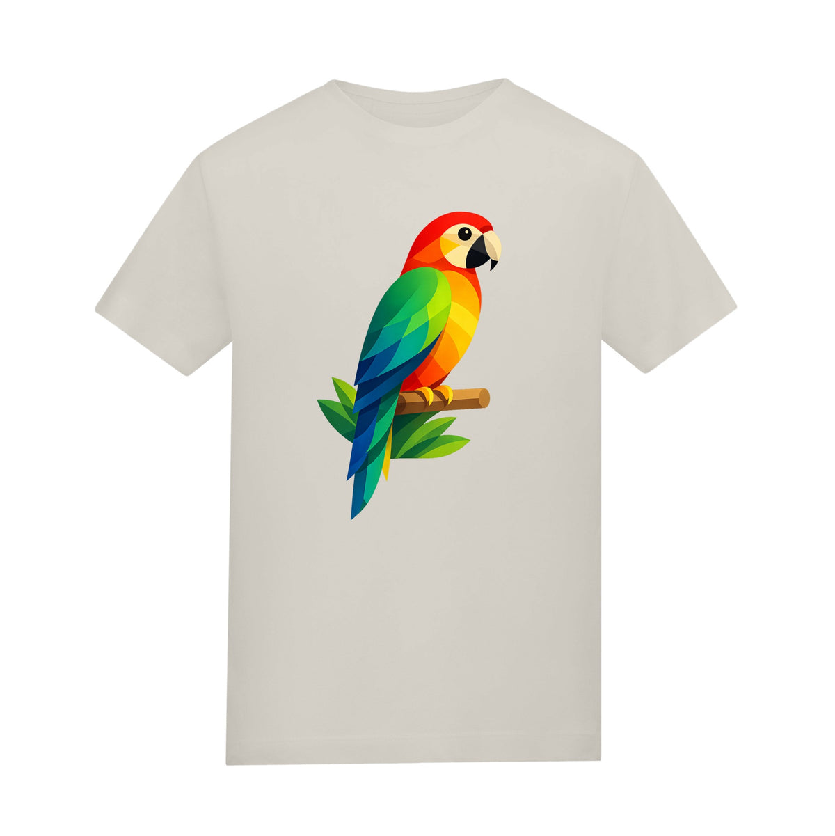 Radiant Macaw Kids' T-shirt - Prism Kingdom Natural Stone colour variant image