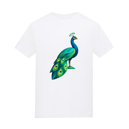 Peacock in Prism Kids' T-shirt - Prism Kingdom Arctic White colour variant image