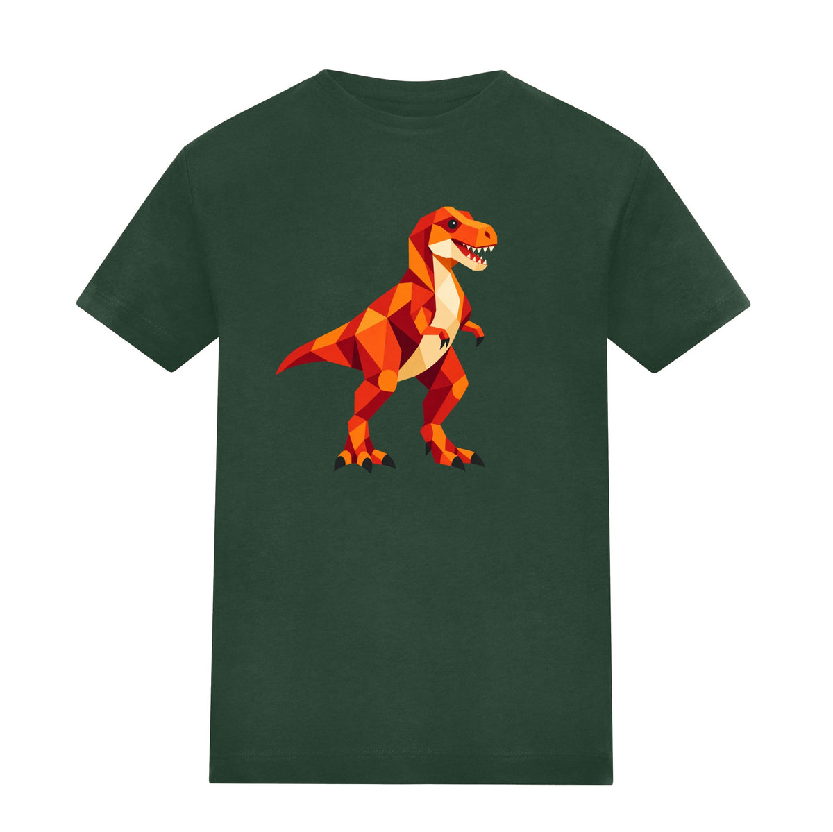 T-Rex Territory Kids' T-shirt - Prism Kingdom Bottle Green colour variant image