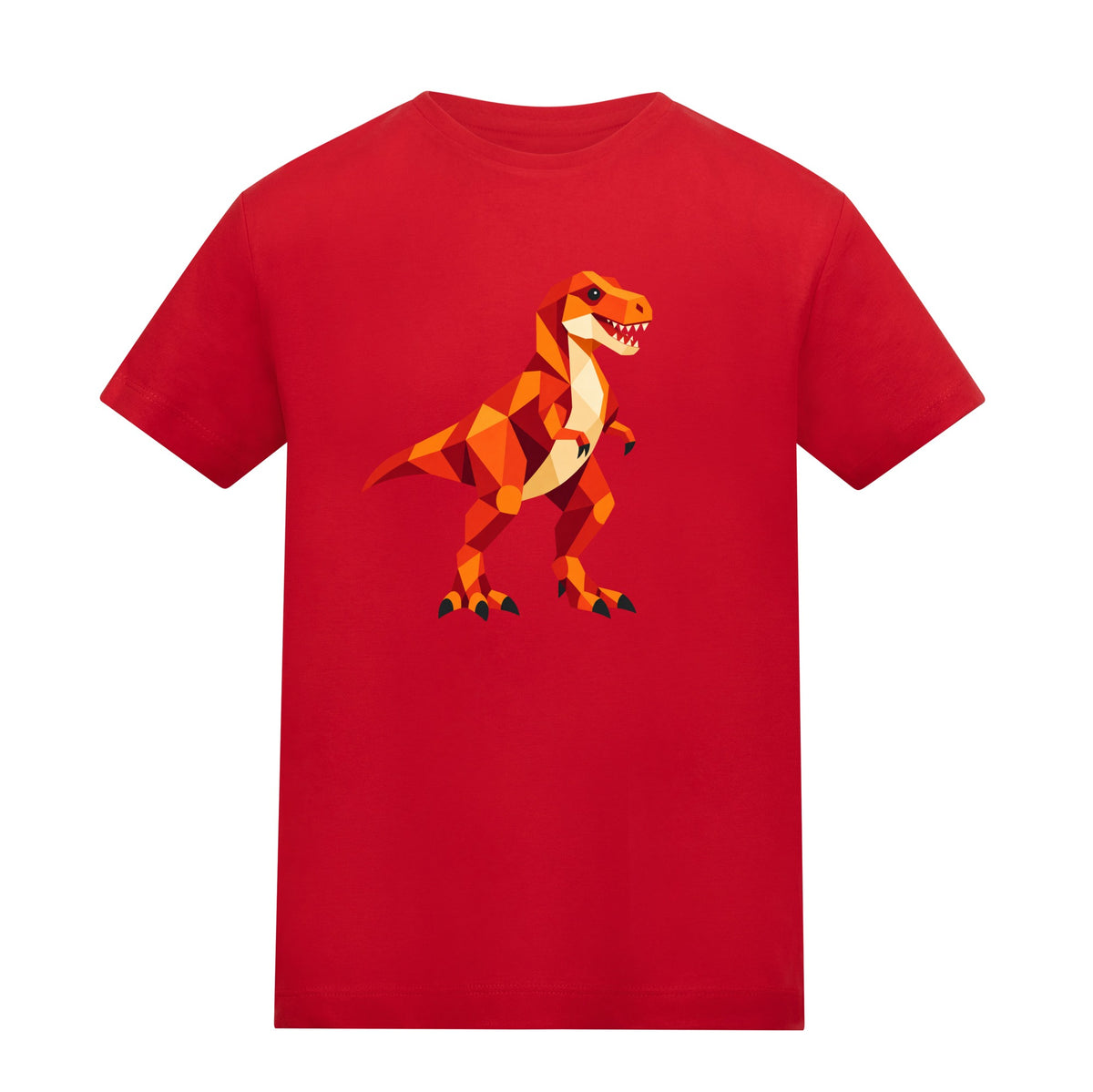 T-Rex Territory Kids' T-shirt - Prism Kingdom Fire Red colour variant image
