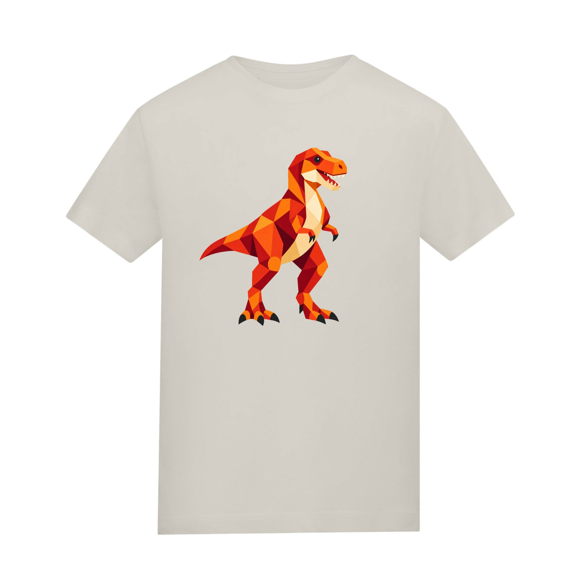 T-Rex Territory Kids' T-shirt - Prism Kingdom Natural Stone colour variant image