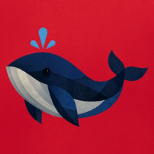 Whale in Blue Kids' T-shirt - Prism Kingdom gallery image 2