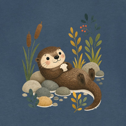 Otter by the Reeds Kids' T-shirt - Once Upon a Woodland gallery image 2