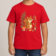 Squirrel's Autumn Store Kids' T-shirt - Once Upon a Woodland lead image