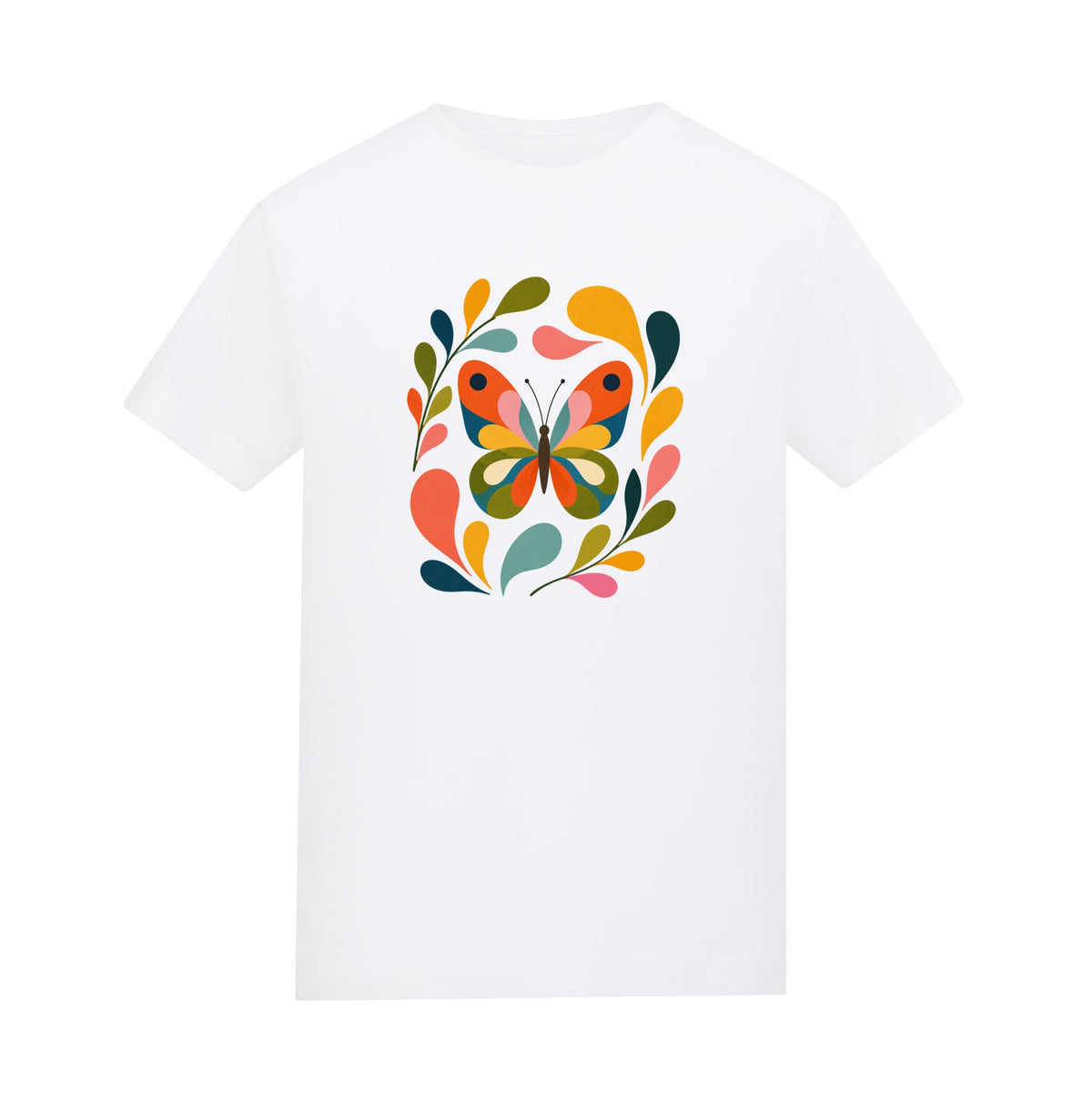 Wings in Bloom Kids' T-shirt - Freeform Fauna Arctic White colour variant image