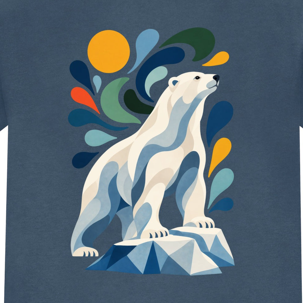 Arctic Resolve Kids' T-shirt - Freeform Fauna gallery image 2