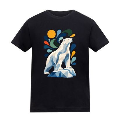 Arctic Resolve Kids' T-shirt - Freeform Fauna Deep Black colour variant image