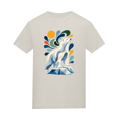 Arctic Resolve Kids' T-shirt - Freeform Fauna Natural Stone colour variant image