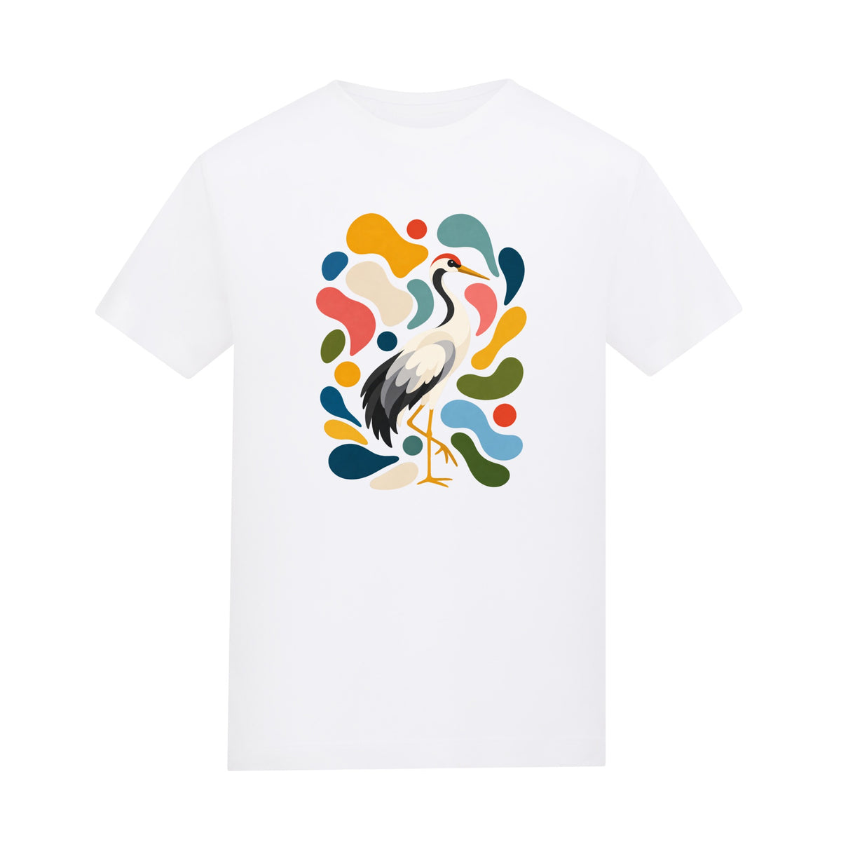 Stillness and Grace Kids' T-shirt - Freeform Fauna Arctic White colour variant image