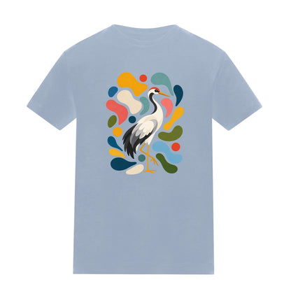 Stillness and Grace Kids' T-shirt - Freeform Fauna Sky Blue colour variant image