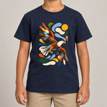 Skybound Spirit Kids' T-shirt - Freeform Fauna lead image
