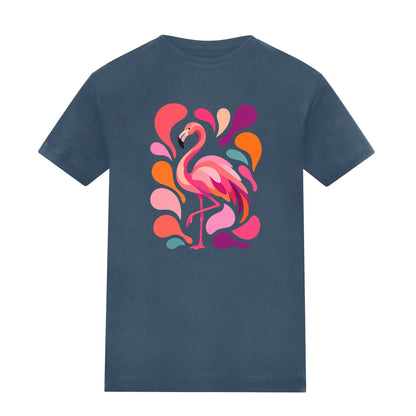 Blush in Motion Kids' T-shirt - Freeform Fauna Airforce Blue colour variant image
