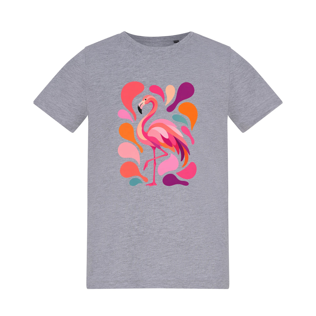 Blush in Motion Kids' T-shirt - Freeform Fauna Heather Grey colour variant image
