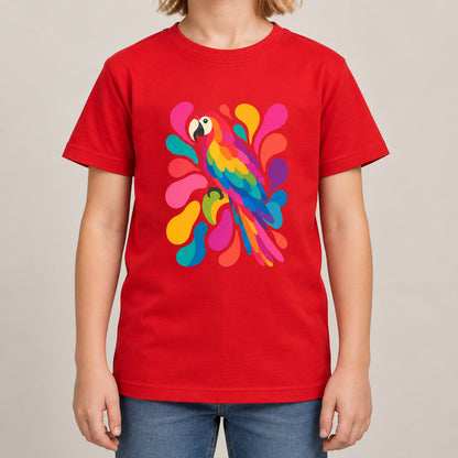 Tropical Burst Kids' T-shirt - Freeform Fauna lead image