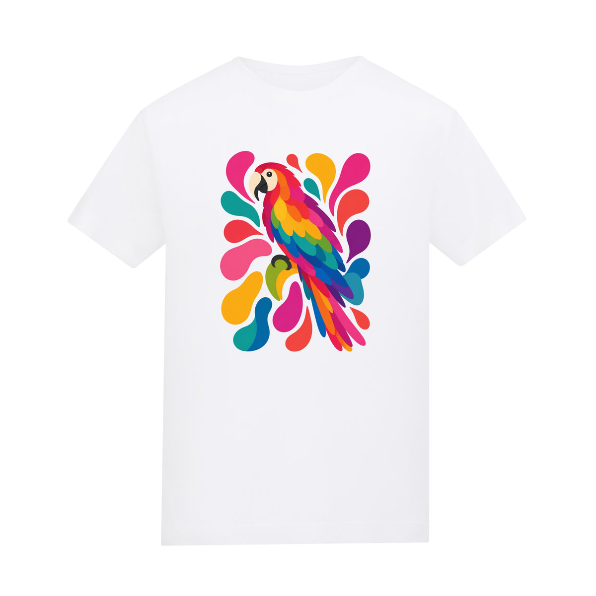 Tropical Burst Kids' T-shirt - Freeform Fauna Arctic White colour variant image
