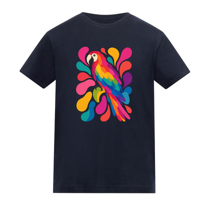 Tropical Burst Kids' T-shirt - Freeform Fauna French Navy colour variant image