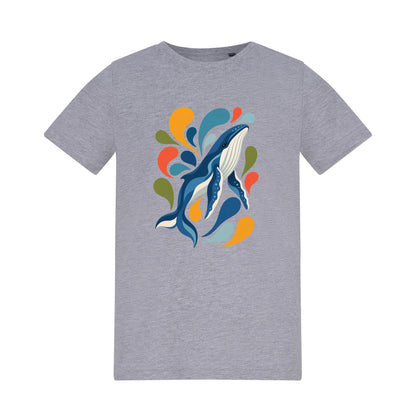 Ocean Song Kids' T-shirt - Freeform Fauna Heather Grey colour variant image