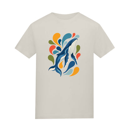 Ocean Song Kids' T-shirt - Freeform Fauna Natural Stone colour variant image